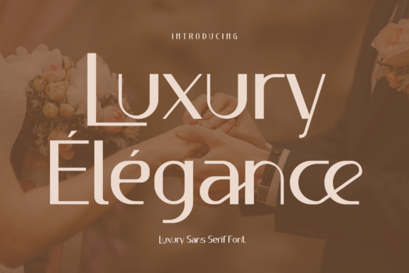Luxury Élégance: A Premium Sans Serif Font for Modern Brands